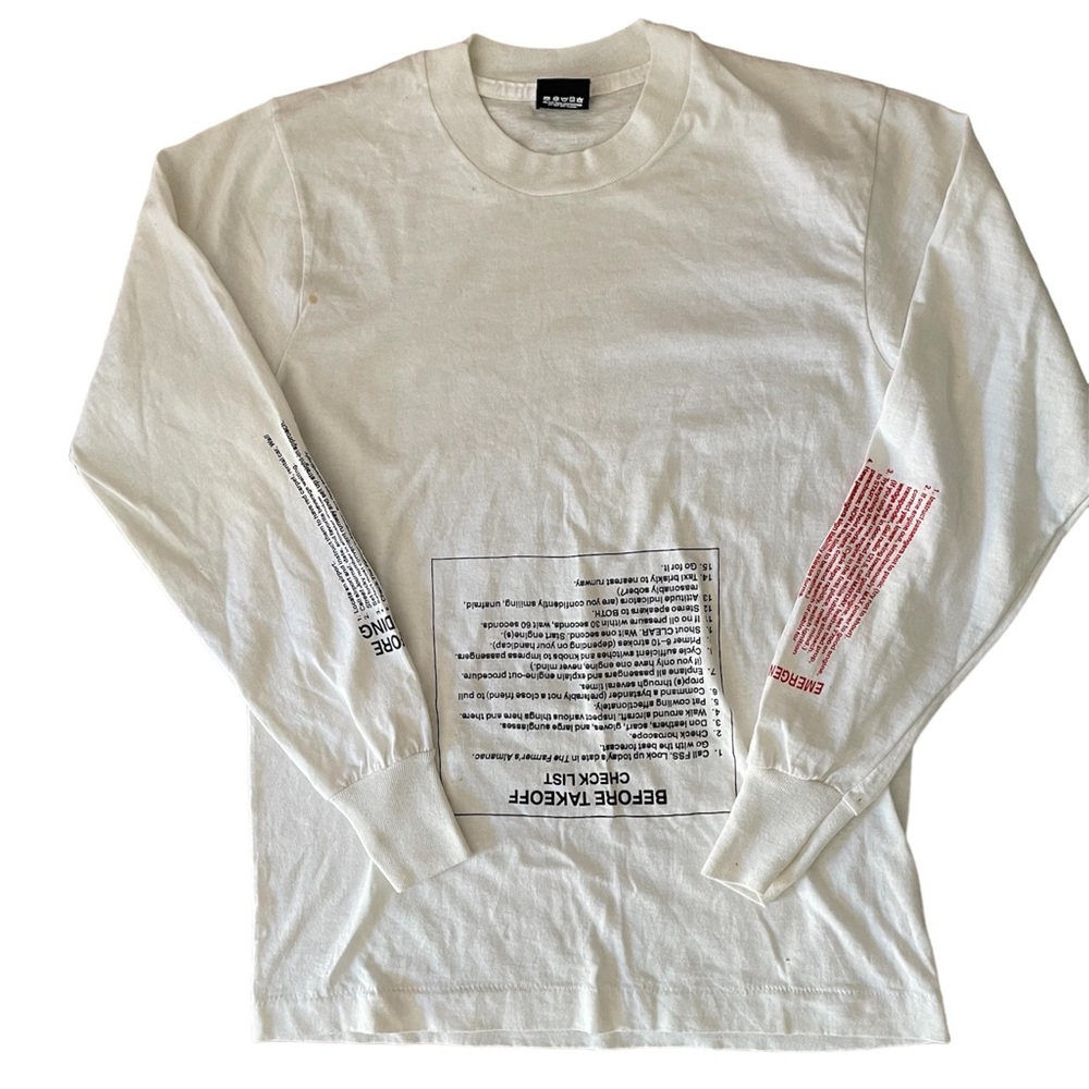 Vintage flight airplane humor long sleeve shirt